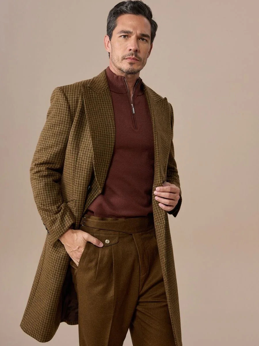 Marini Gentleman Double-Breasted Wool Coat