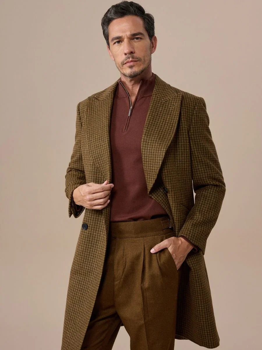 Marini Gentleman Double-Breasted Wool Coat