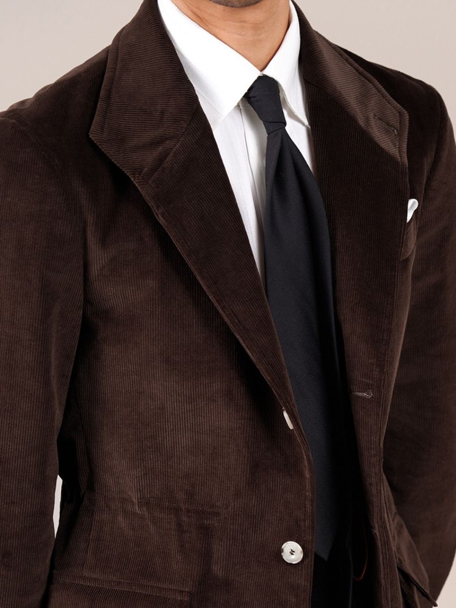 Marini Textured Corduroy Blazer