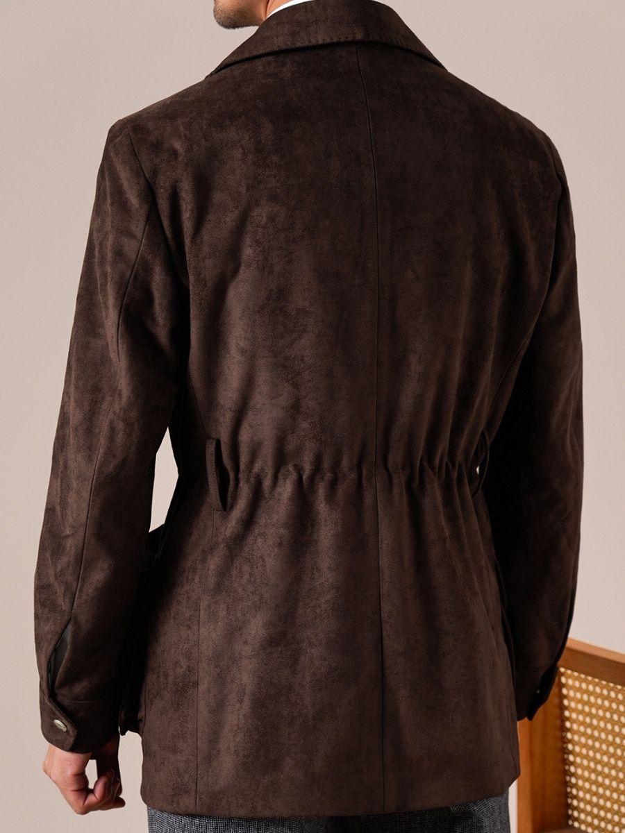 Marini Axis Suede Safari Jacket