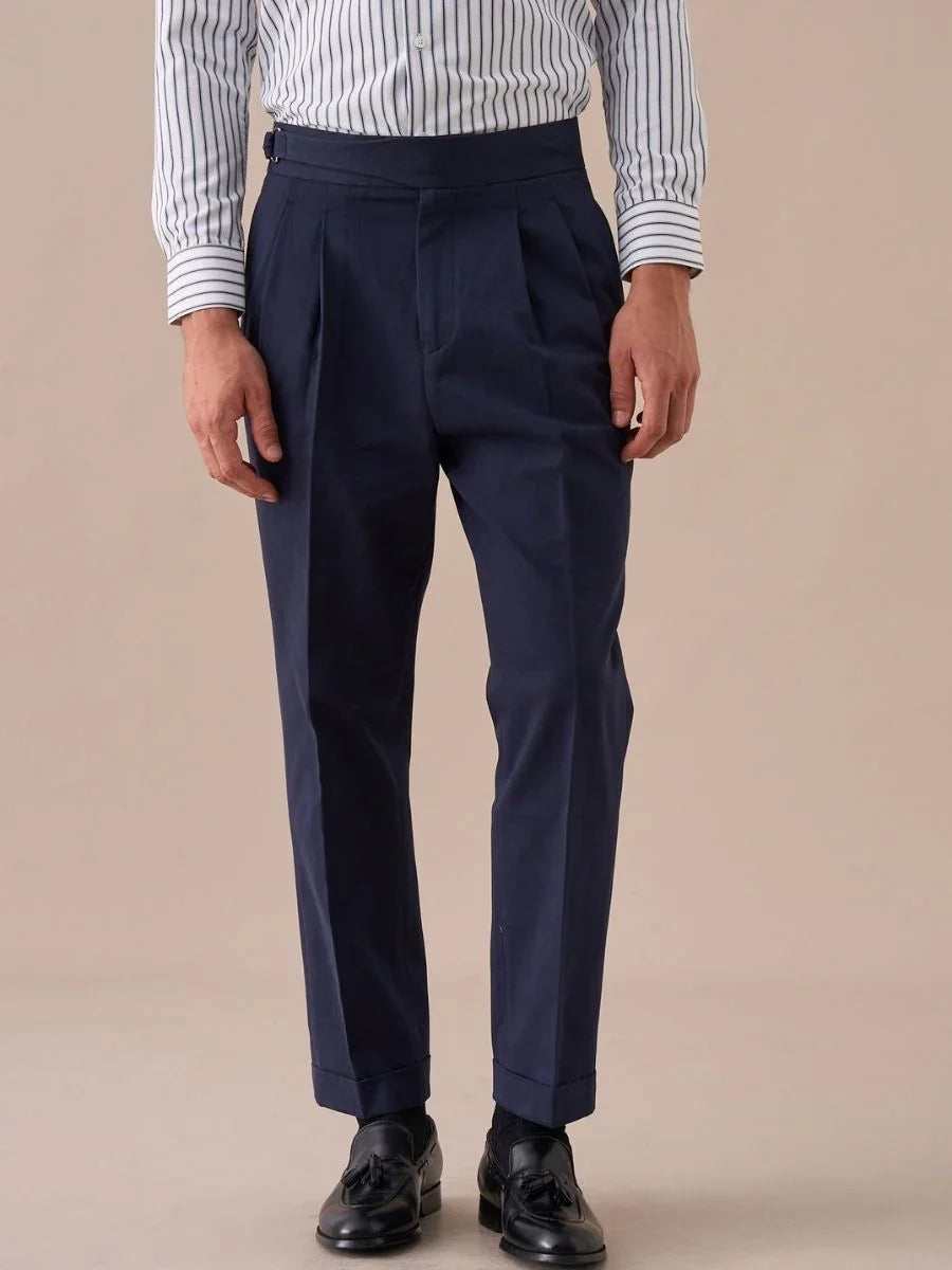 Marini Oria High Waisted Double Pleated Gurkha Pants