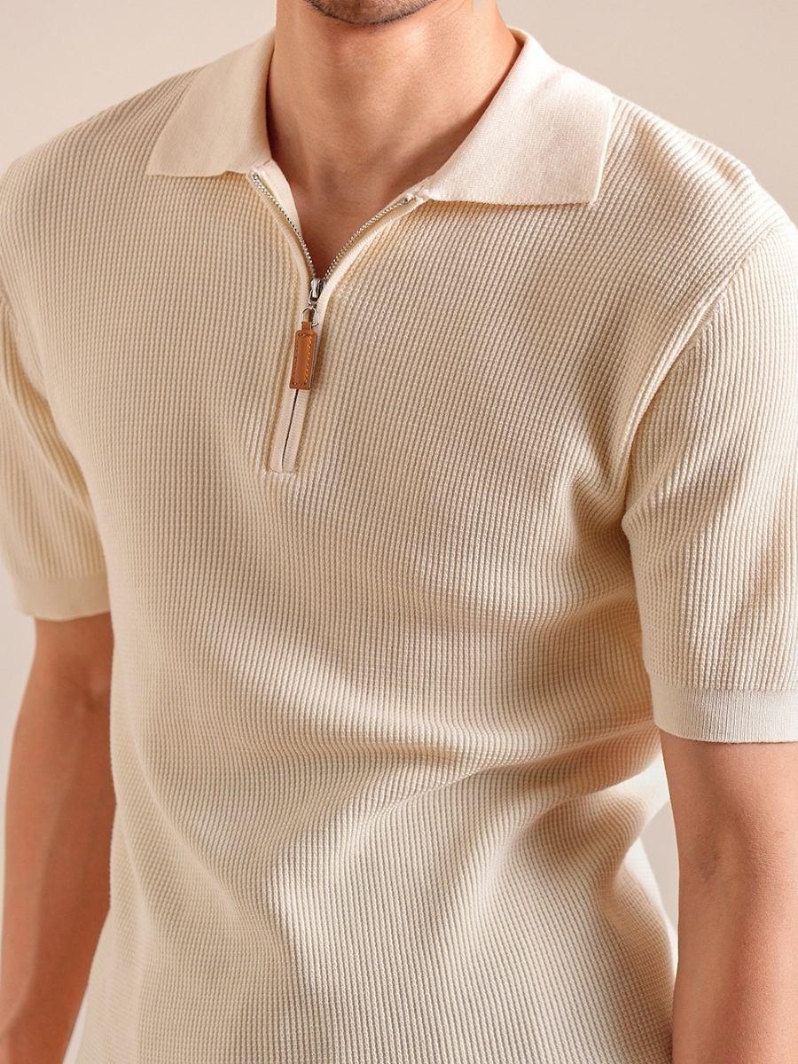Marini Zip-Knit Polo