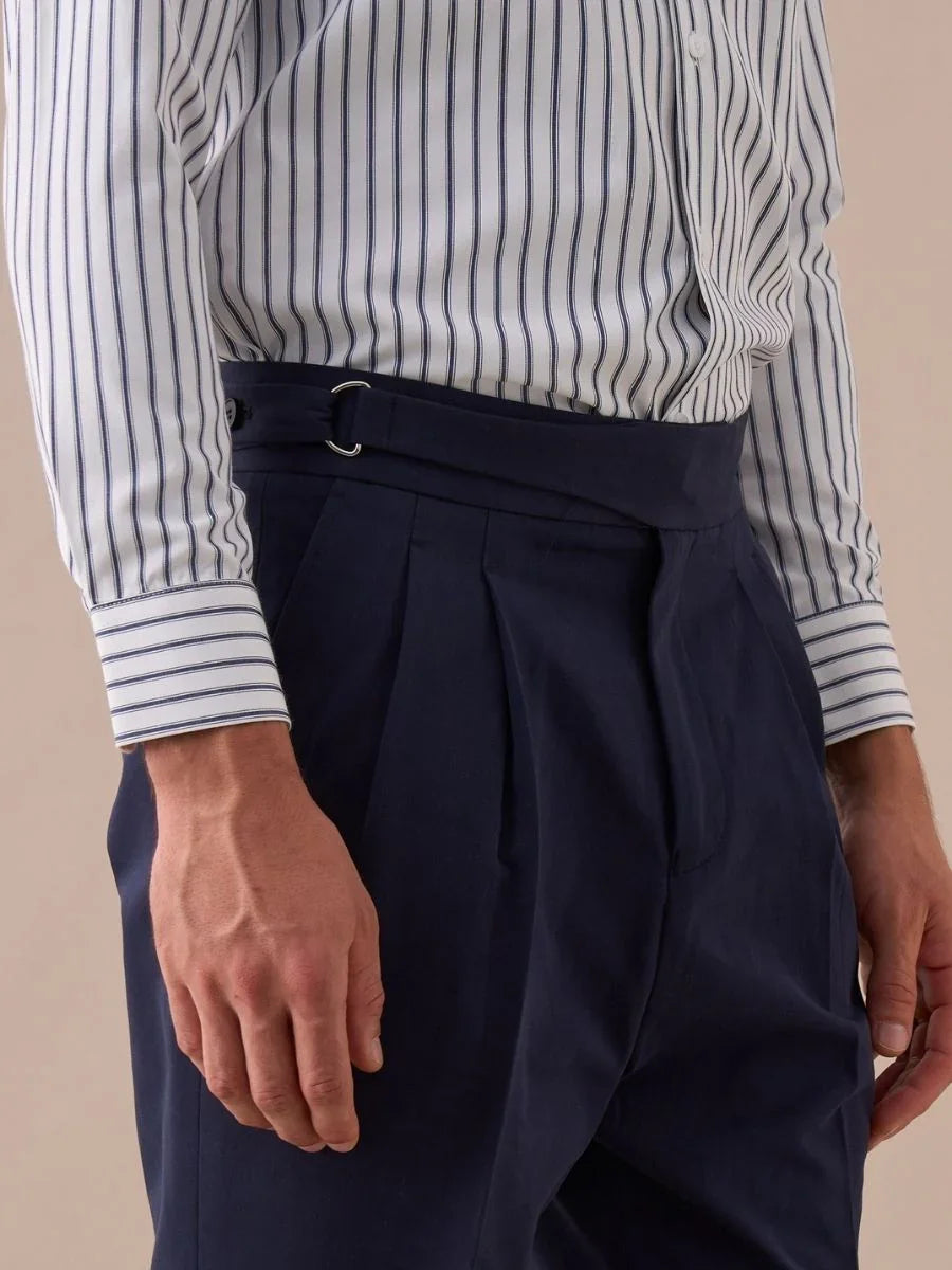 Marini Oria High Waisted Double Pleated Gurkha Pants