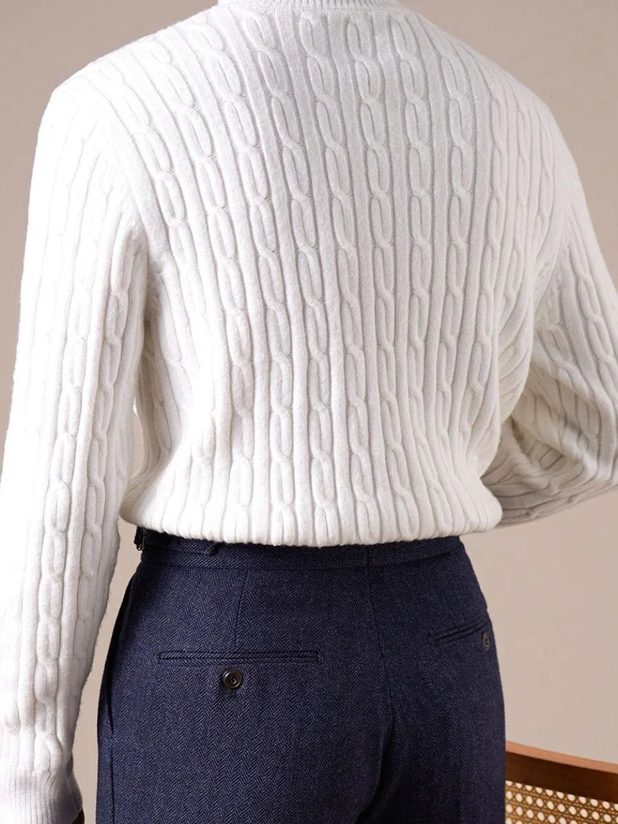 Marini Structure Wool Turtleneck Sweater