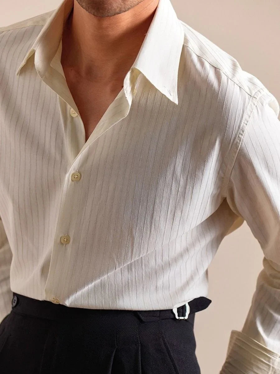 Marini Ordona Striped Button-Down Shirt