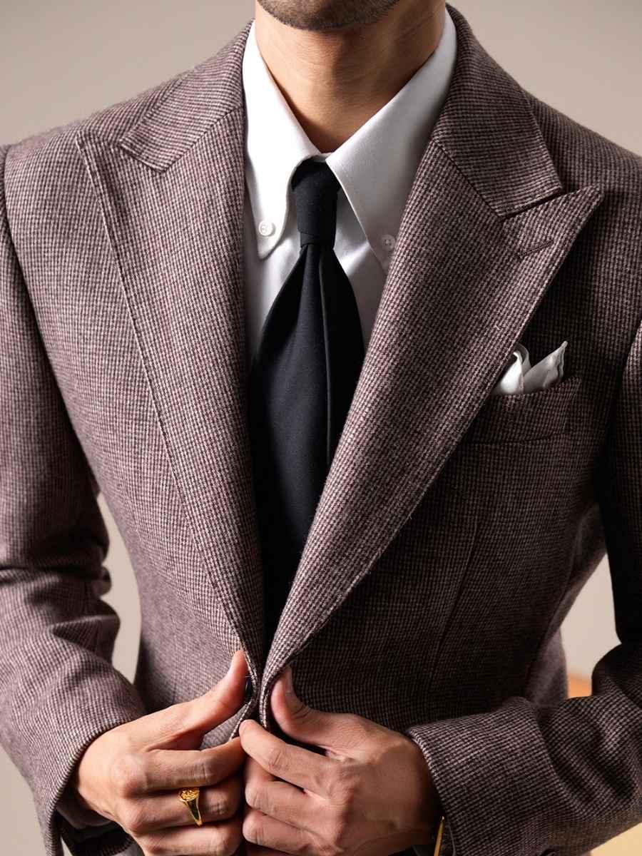 Marini Udine Single-Breasted Wool Blazer