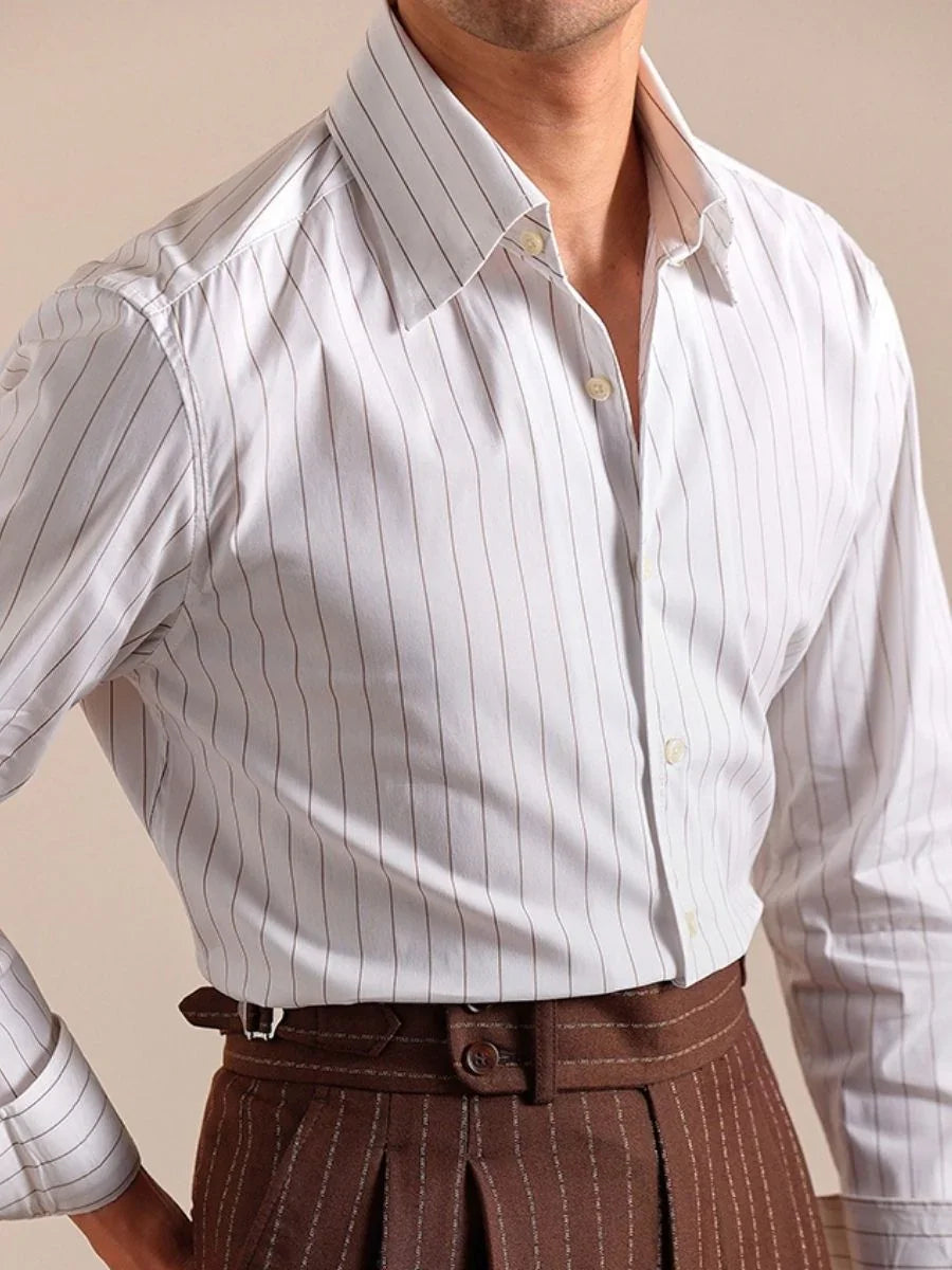 Marini Arsoli Striped Cotton Shirt