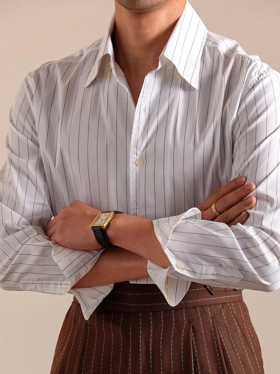 Marini Arsoli Striped Cotton Shirt