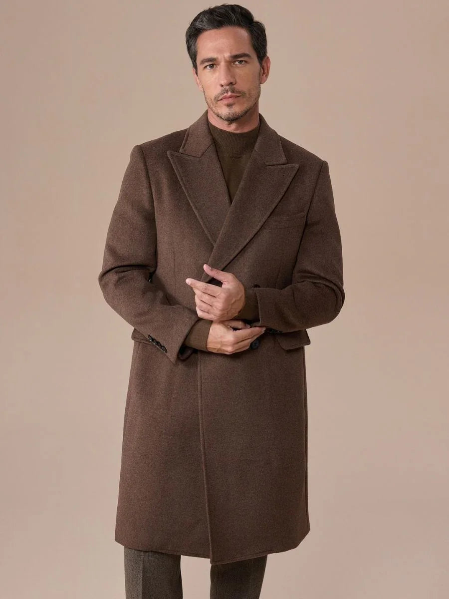 Marini Wool Blend Chesterfield Overcoat