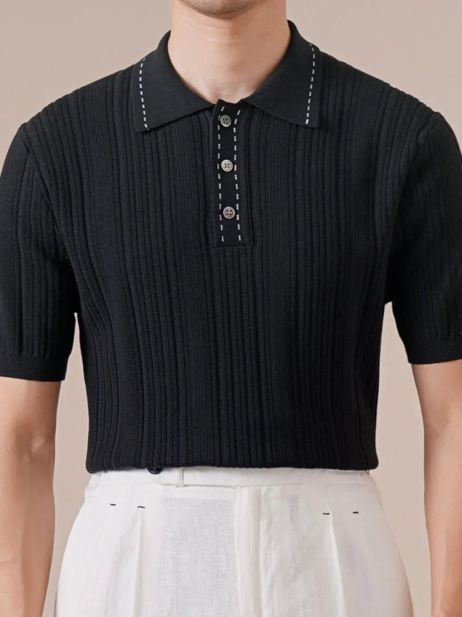 Marini Textured Airflow Polo