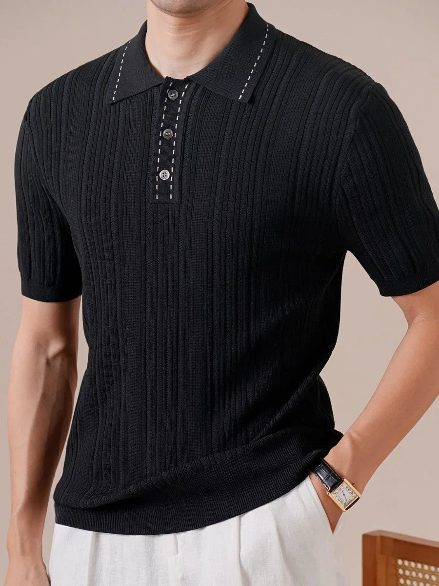 Marini Textured Airflow Polo