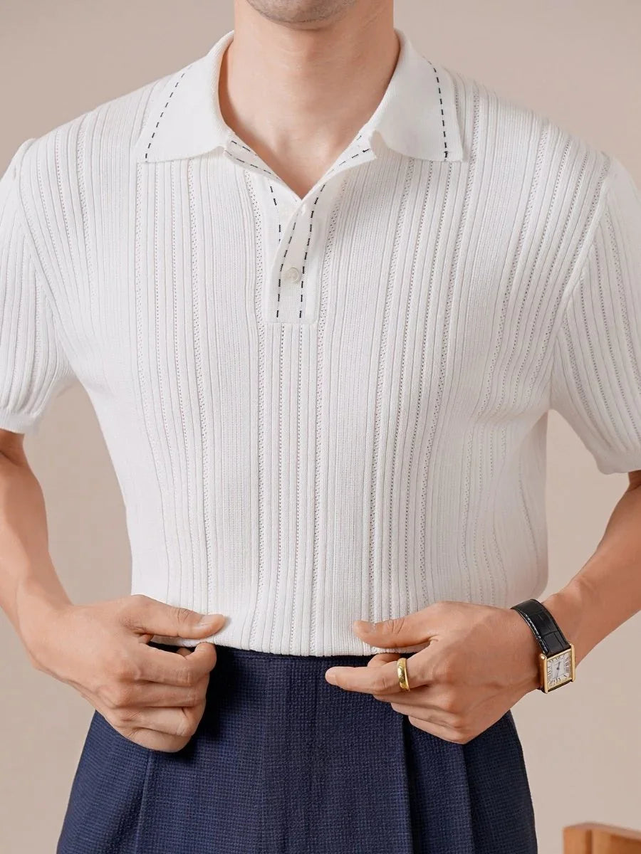 Marini Textured Airflow Polo