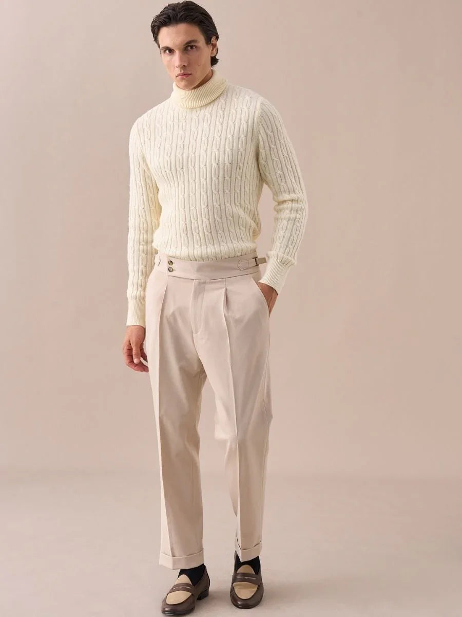 Marini Palena High Waisted Pleated Pants