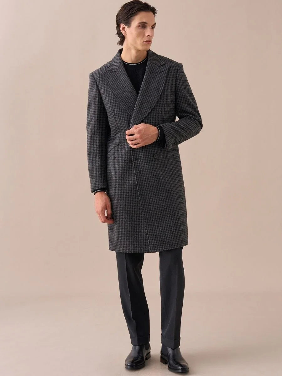Marini Gentleman Double-Breasted Wool Coat