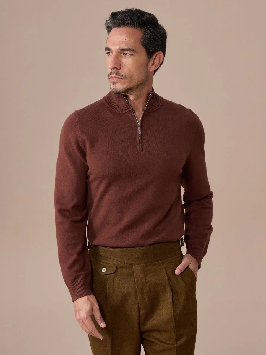 Marini Half-Zip Knit Sweater