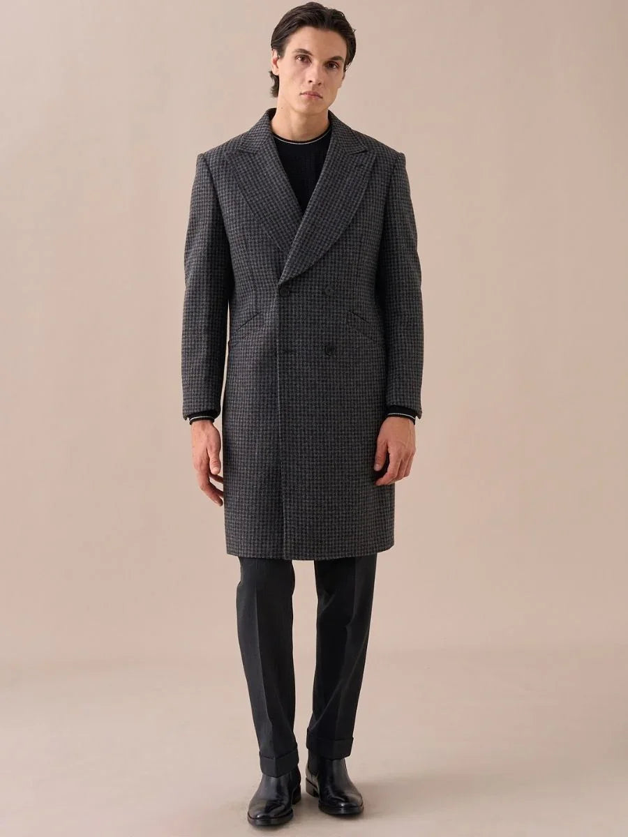 Marini Gentleman Double-Breasted Wool Coat