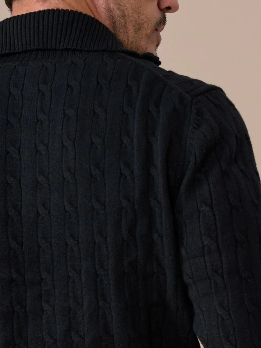 Marini Half Zip Polo Collar Sweater