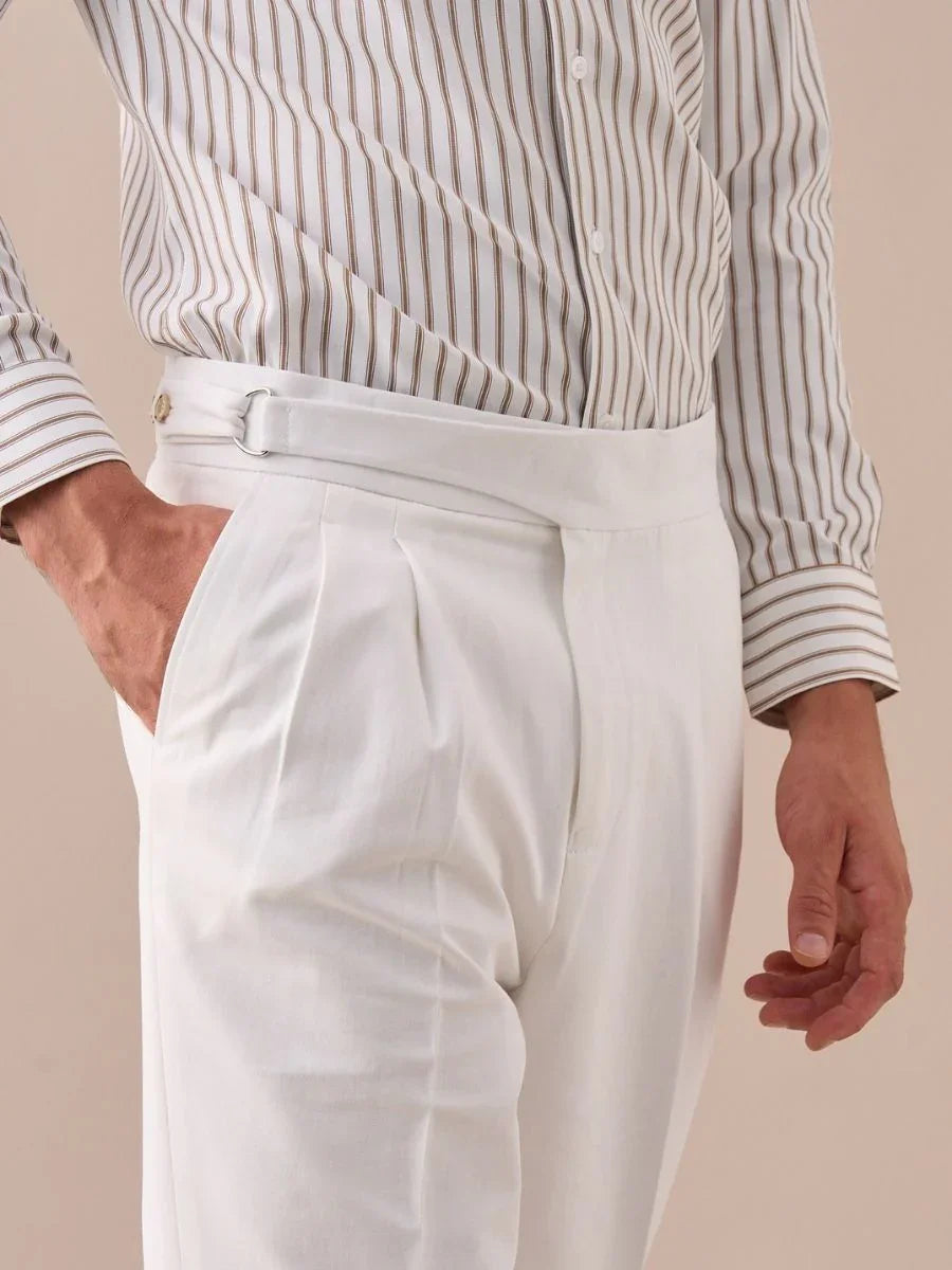 Marini Oria High Waisted Double Pleated Gurkha Pants