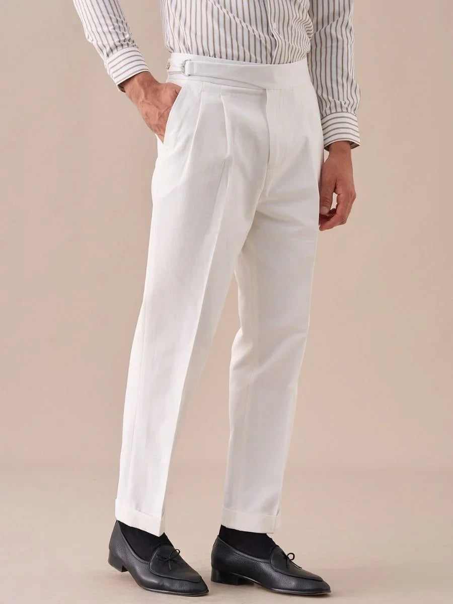 Marini Oria High Waisted Double Pleated Gurkha Pants
