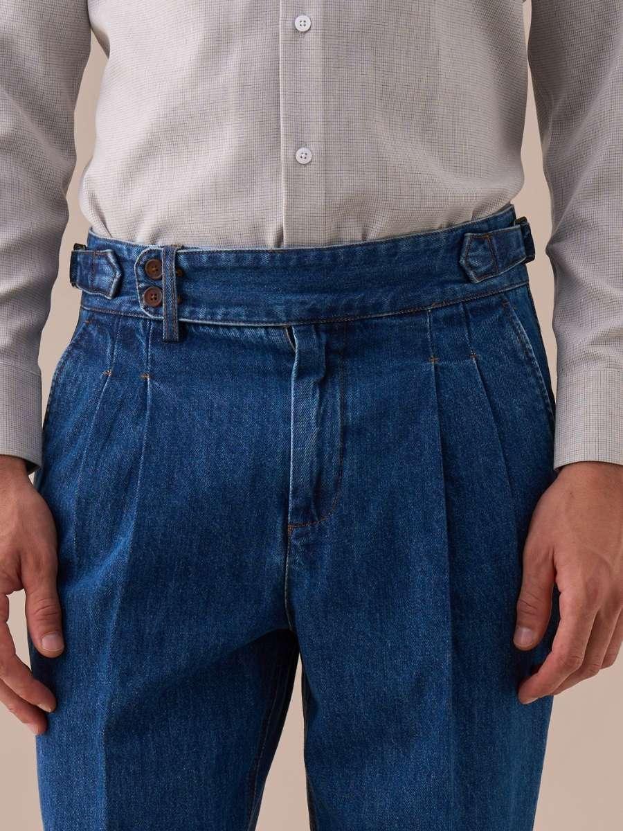 Marini Isernia Relaxed Fit Denim Trousers