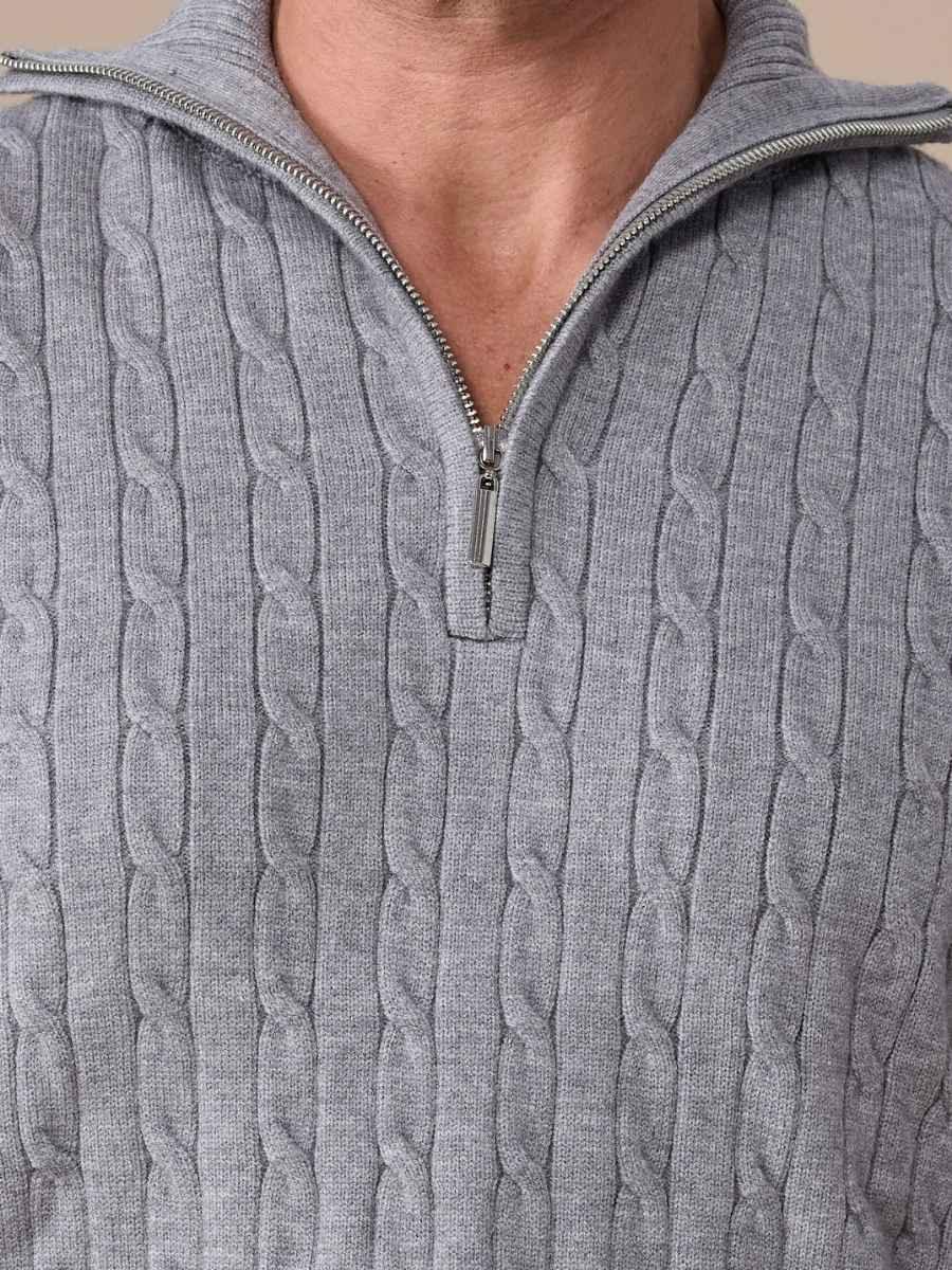 Marini Half Zip Polo Collar Sweater