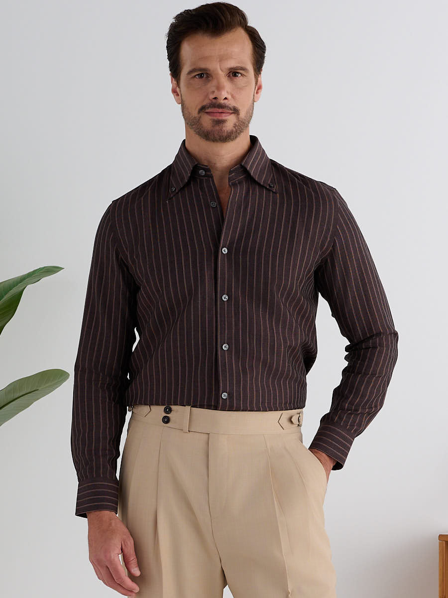 Marini Elvario Linen Blend Shirt