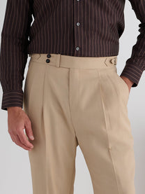 Marini Ravenna High Waisted Double Pleated pants