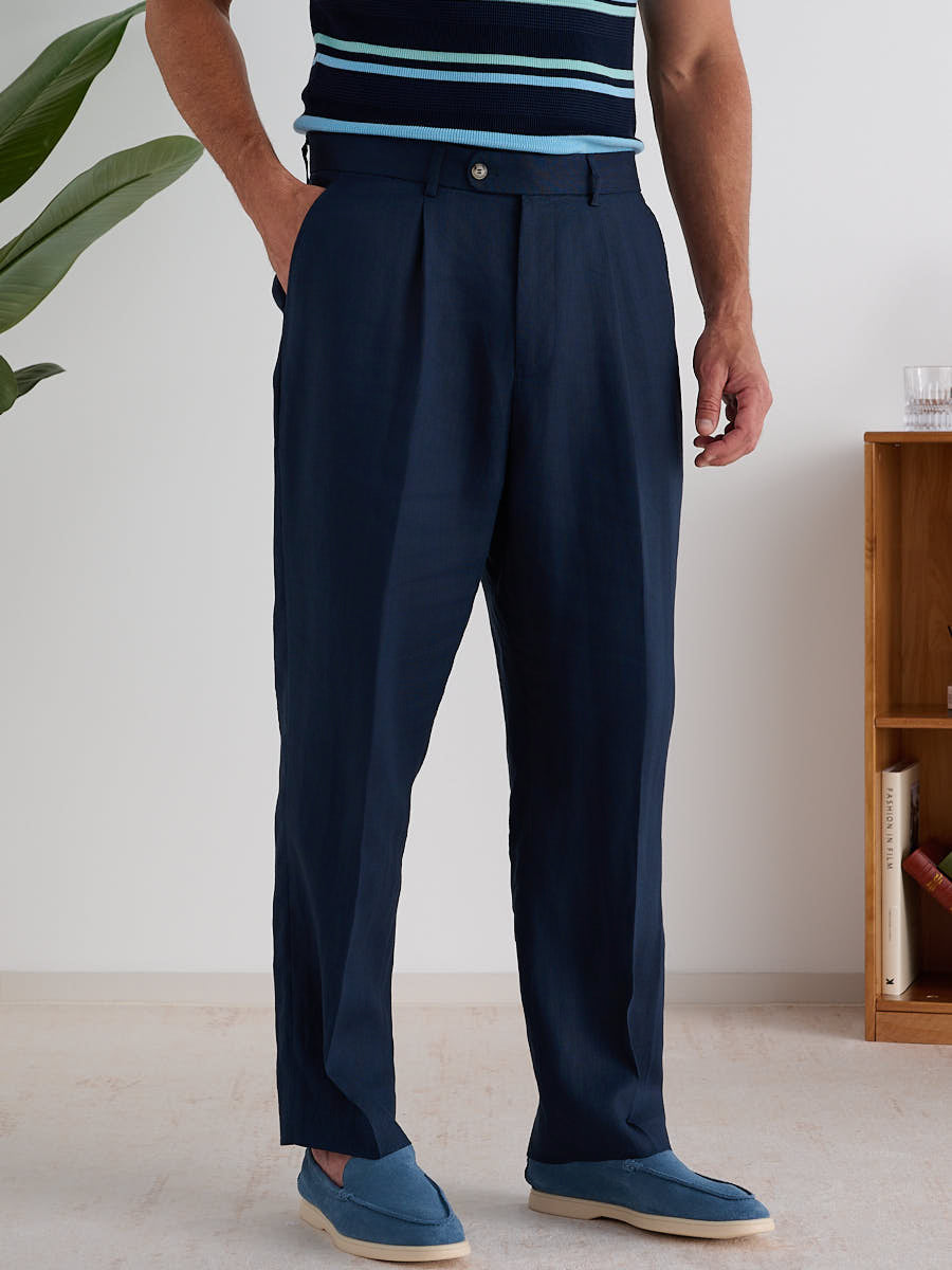 Marini Velmora Linen Trousers