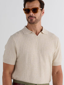 Marini Alviero Linen Blend Polo