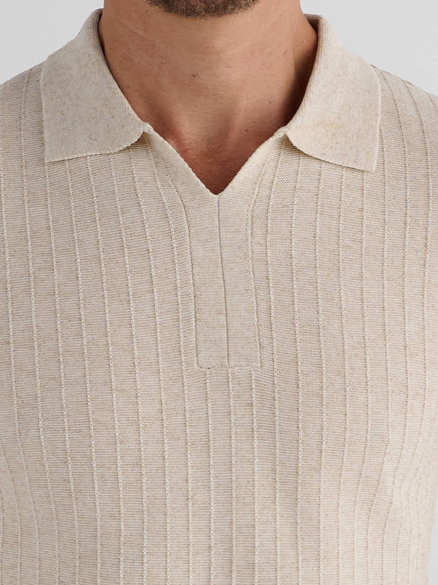 Marini Alviero Linen Blend Polo