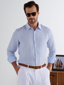 Marini Amalfi Stripe Linen Shirt