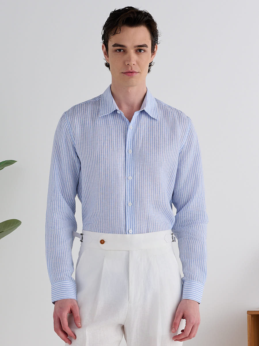 Marini Amalfi Stripe Linen Shirt