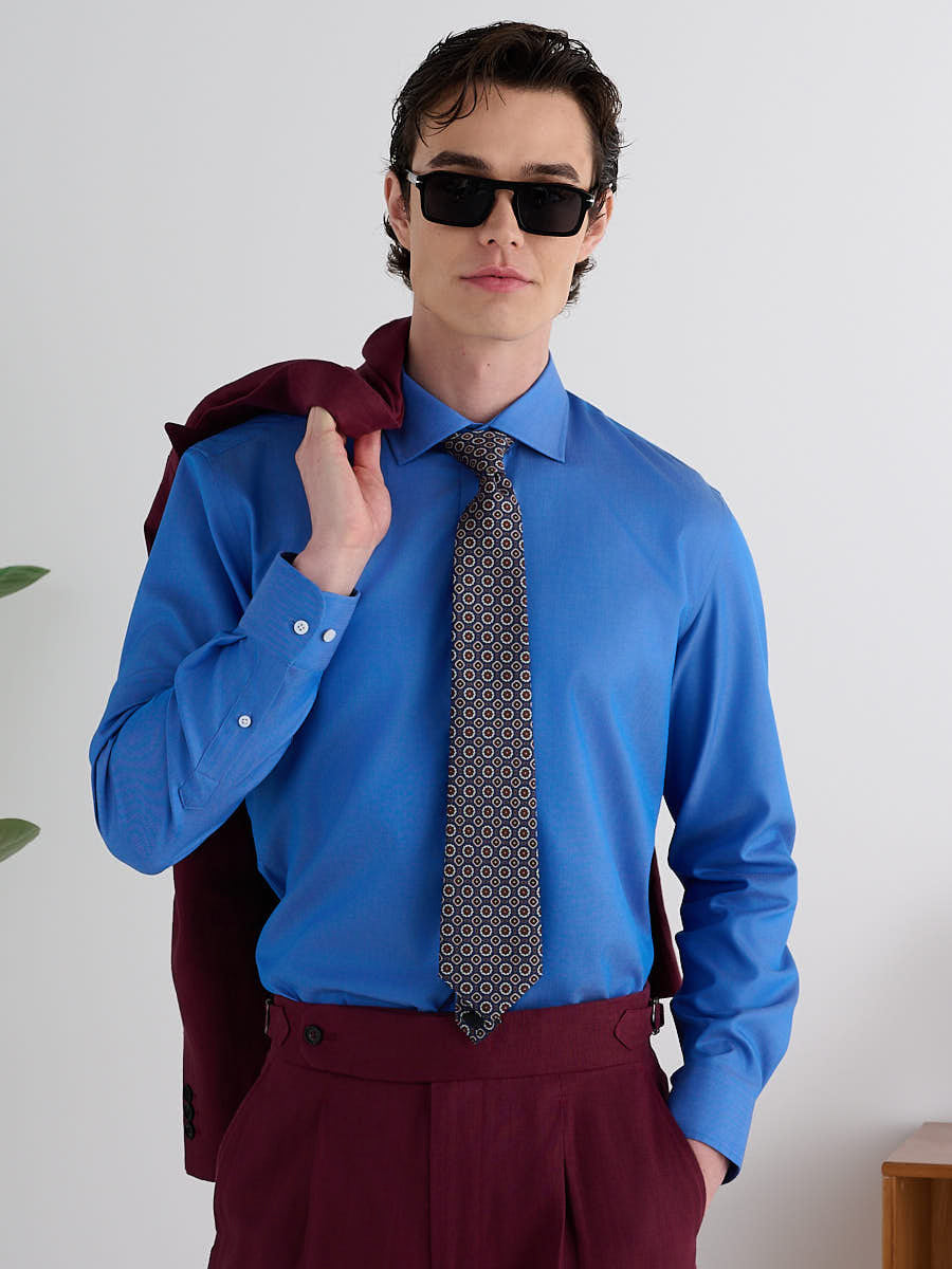 Marini Sky Blue Non-Iron Shirt