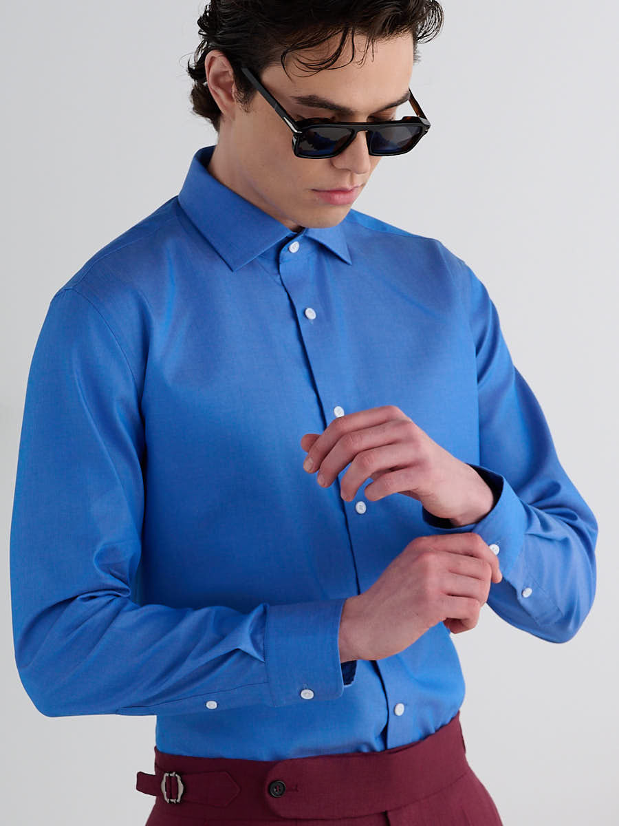 Marini Sky Blue Non-Iron Shirt