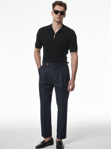 Marini Zip-Knit Polo