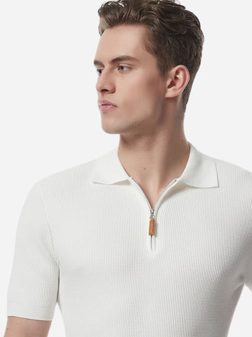 Marini Zip-Knit Polo