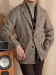 Marini Wool blend Tweed Heritage Jacket