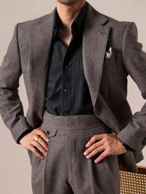 Marini Bergamo Single-Breasted Wool Blazer