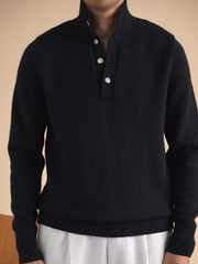 Marini Half-Button Knitted Sweater