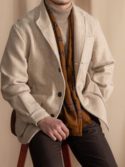 Marini 100% Wool Tweed Heritage Jacket