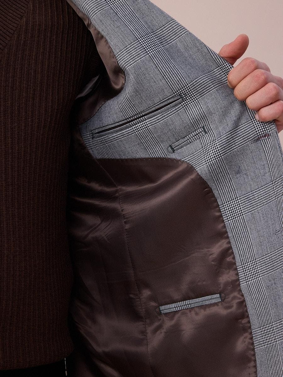 Marini Asti Checked Tailored Blazer