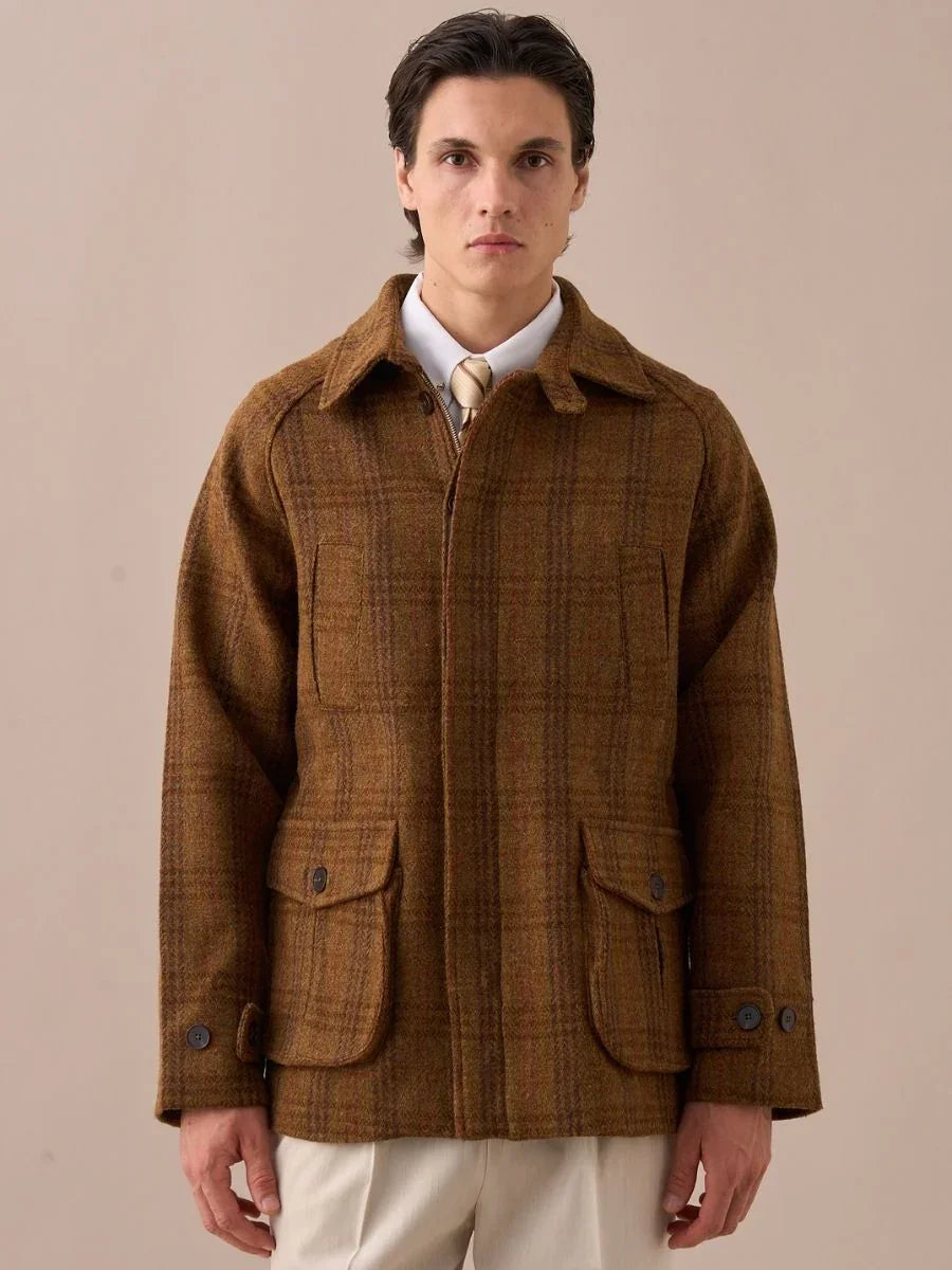 Marini Inverness Scottish Wool Hunting Jacket