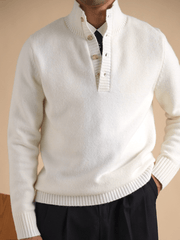 Marini Half-Button Knitted Sweater