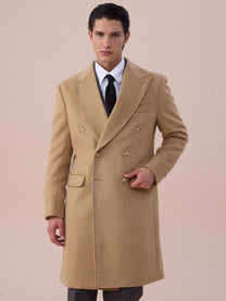 Marini Cortona Double-Breasted Overcoat