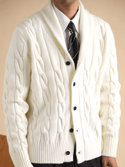 Marini Shawl Collar Knit Cardigan