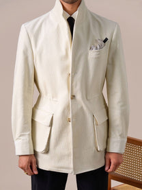 Marini Textured Corduroy Blazer