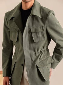 Marini Oria Utility 100% Cotton Jacket