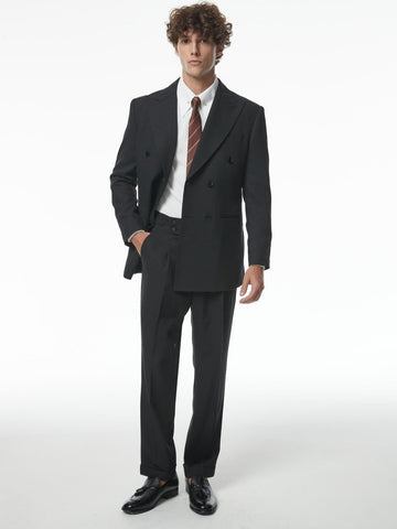 Marini Modena Double-Breasted Linen Blazer