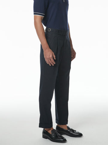 Marini Capri High Waist Trousers 100% linen