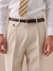 Marini Livorno Double Pleated Belt Loop Pants